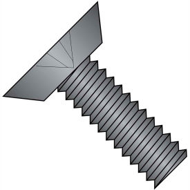 1/4-20X3/8 Phillips Flat Undercut Machine Screw Black Zinc, Pkg of 6000