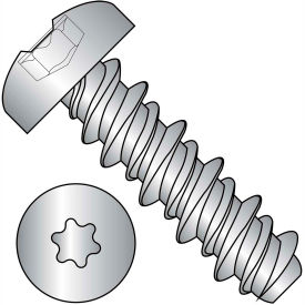 #4 x 1/2 #3HD Six Lobe Pan High Low Screw Fully Threaded Stainless Steel - Pkg of 5000