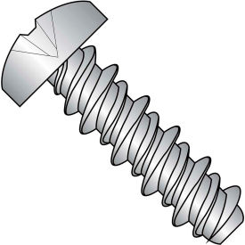 #8 x 5/8 #6HD Phillips Pan High Low Screw Fully Threaded 410 Stainless Steel - Pkg of 6000