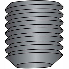 8-32X3/16 Coarse Thread Socket Set Screw Flat Point Plain, Pkg of 100