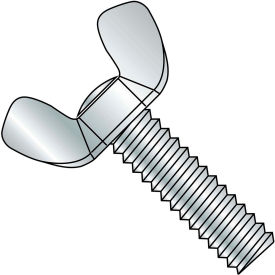10-32X1/2 Wing Screw Full Thread Type A Zinc, Pkg of 200