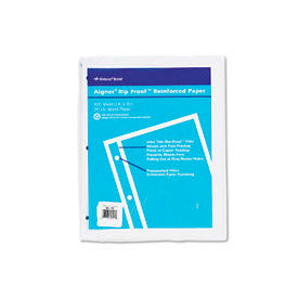 Heavyweight 20-Lb. Reinforced Bond Filler Paper, 11x8-1/2, Unruled, 100 Sheets/Pack
