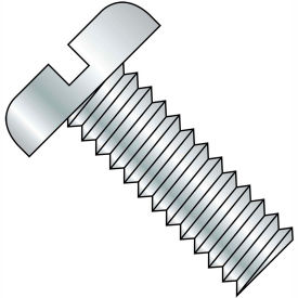 5/16-18X1 Slotted Pan Machine Screw Fully Threaded Zinc, Pkg of 1250