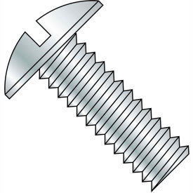 1/4-20X5/8 Slotted Truss Machine Screw Fully Threaded Zinc, Package of 3000