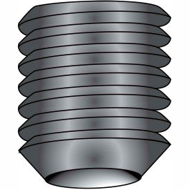 M12-1.75X16 Metric Socket Set Screw Cup Point Plain, Pkg of 25