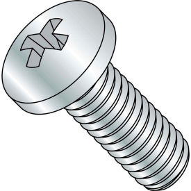 1/4-20X3 Phillips Pan Machine Screw Fully Threaded Zinc, Pkg of 600