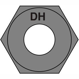 Heavy Hex Structural Nuts A 563 D H Plain - Pkg of 75