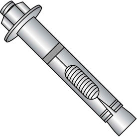 5/8X4 1/4 Hex nut Sleeve Anchor 18 8 Stainless Steel, Pack of 10