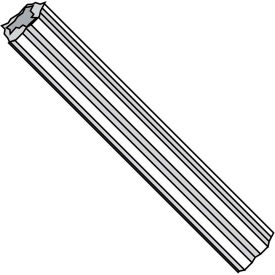 10-12X1 Fluted Plastic Anchor Ductile Plastic, Pkg of 1000