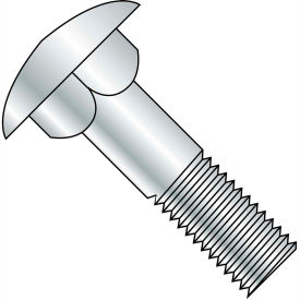 3/8-16 X 12 Carriage Bolt - Grade 2 - Partial Thread - Round Head - Square Neck - Zinc - Pkg Of 60