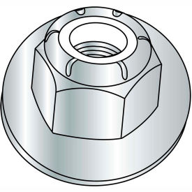 5/16-18 Nylon Insert Flange Stop Hex Lock Nut Zinc, Pkg of 1000