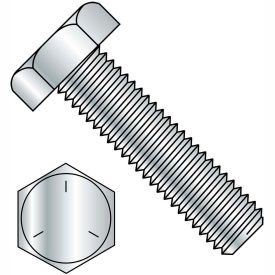 3/8-16X6 Hex Tap Bolt Grade 5 Fully Threaded Zinc, Package of 175