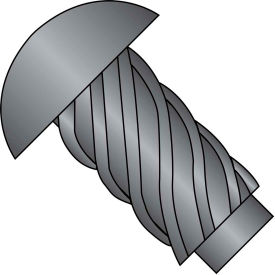 14 x 1/2 Round Head Type U Drive Screw Black Oxide - Pkg of 3000