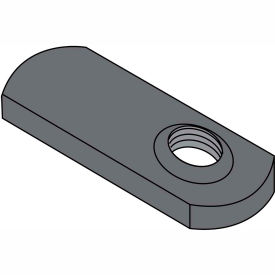 5/16-18 Spot Weld Offset Hole Tab Weld Nut Plain, Pkg of 1000