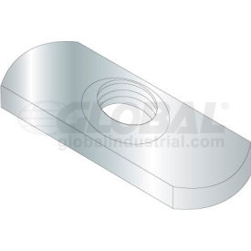 1/4-20 THIN Spot Weld Center Hole Tab Weld Nut Plain, Pkg of 1000
