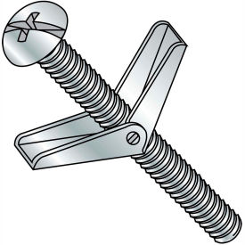 1/8X2 Round Head Toggle Bolt Zinc, Pkg of 50