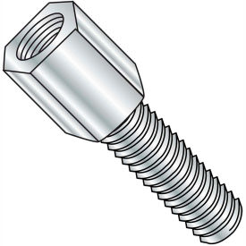 4-40X1/4 3/16 Hex Jackscrew Male Zinc, Pkg of 2000