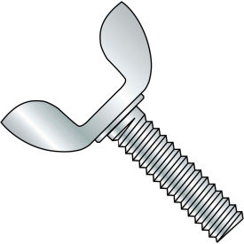 1/4-20X1 Stamped Steel Wing Screw Type D Zinc, Pkg of 200