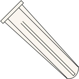 Conical Plastic Anchor - 10-12 x 1 - Blue - Pkg of 5000