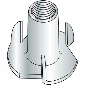 3/8-16X7/16 3 Prong Tee Nut Zinc, Pkg of 500