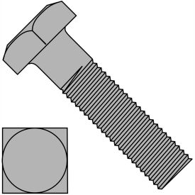 5/8-11X3 Square Machine Bolt Plain, Pkg of 75