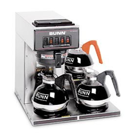 Pourover Coffee Brewer With 3 Warmers, Stainless Steel