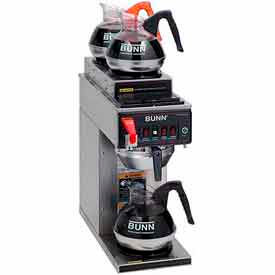 12 Cup Dual-Voltage Auto Coffee Brewer With 3 Warmers, CWTF-DV