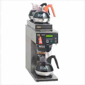 12 Cup Digital Dual-Voltage Coffee Brewer w/ LCD, 1L/2U Warmers