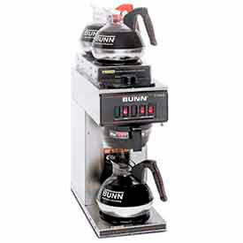 Pourover Coffee Brewer With 3 Warmers, 1L/2T, Stainless Steel