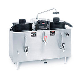 Twin 3 Gallon Auto Electric Coffee Urn, U3 S.S., 120/240V