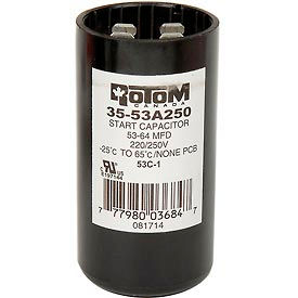 Rotom 53-64MFD Start Capacitor Round