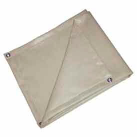 6' X 8' Heat Treated Fiberglass Welding Blanket, 18 oz. Beige