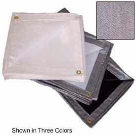 6' X 6' Heavy Duty 7 oz. Tarp Black/Silver