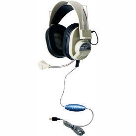 Deluxe USB Headset w/ Gooseneck Microphone
