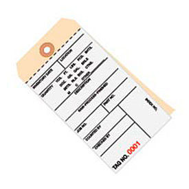 2 Part Carbonless Invoice Tag, #8, 6-1/4"L x 3-1/8"W, 500/Pack
