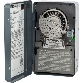 1101B 24 Hour Time Switch, 40A, 120V, SPST, Indoor Metal Enclosure, cULus