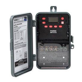 NSI TORK 7 Day Digital Timer One Channel 40A 120-277V SPST Indoor/Outdoor Plastic Enclosure