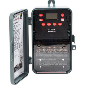 NSI TORK 7 Day Digital Timer One Channel 40A 120-277V DPST Indoor/Outdoor Plastic Enclosure