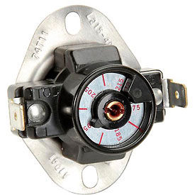 Adjustable Thermostat 175 to 215 degrees Fahrenheit Open On Temperature Rise