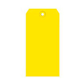 Shipping Tag #6, 5-1/4"L x 2-5/8"W, Yellow, 1000/Pack