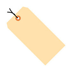 Manila Shipping Tag Pre Strung, 10 Pt., #8 6-1/4"L x 3-1/8"W, 1000/Pack