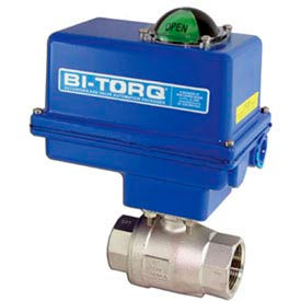 3/4" 2-Pc SS NPT Ball Valve with NEMA 4 115VAC/4-20mA Positioner
