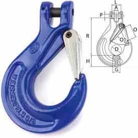 3/4" V10 Clevis Sling Hook with Latch