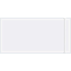 Resealable Document Envelopes, 10"L x 5"W, Clear, 1000/Pack