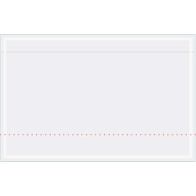 Document Envelopes, 6-3/4"L x 10-3/4"W, Clear, 500/Pack
