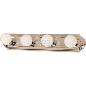 4 Light - 24" - Vanity - Racetrack Style - Polished Chrome