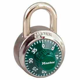 General Security Combo Padlock - Green Dial
