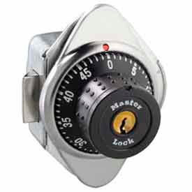 No. 1654MD Built-In Combo Lock for Horizontal Latch Box Locker - Metal Dial - RH