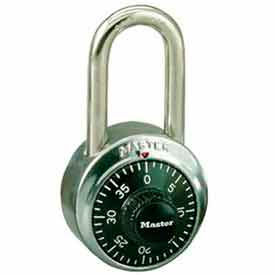 No. 1502LF General Security Combo Padlock LF Shackle - Black Dial