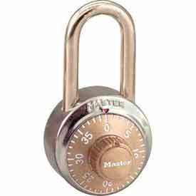 No. 1502LFGLD General Security Combo Padlock LF Shackle - Gold Dial